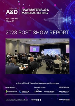 Download the A&D Manufacturing and Raw Materials Post Show Report